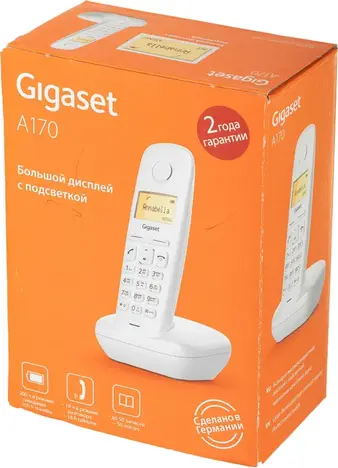 SIP-DECT телефон Gigaset A170, 1 трубка