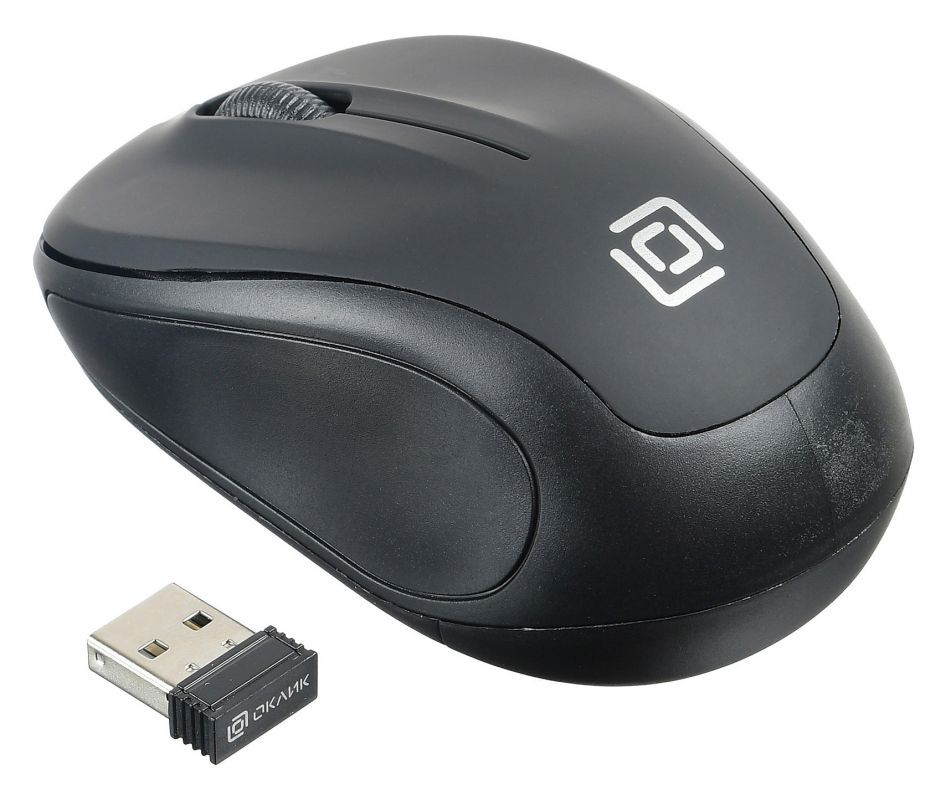 Мышь Oklick Мышь 665MW 1025130, цвет черный