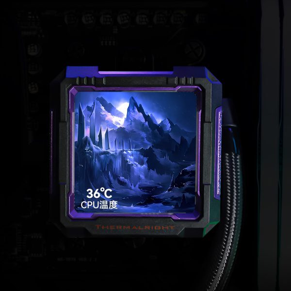 Кулер Процессорный Thermalright для CPU Frozen Warframe Pro 360 Black Argb