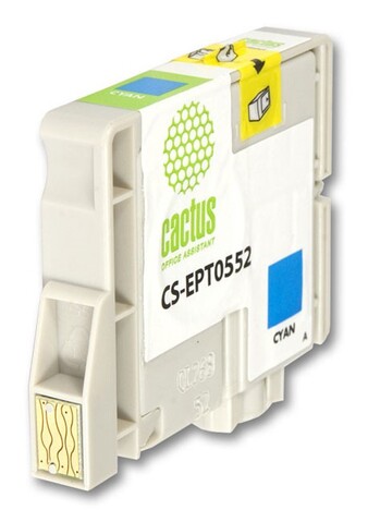 Картридж голубой Cactus CS-EPT0552