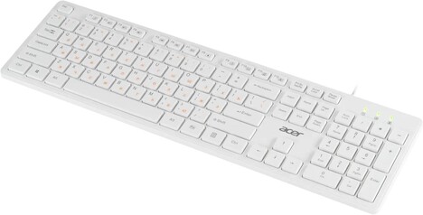 Клавиатура ACER OKW123 ZL.KBDEE.00D, цвет белый