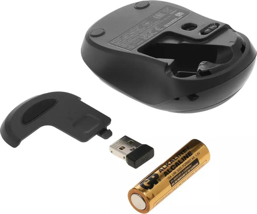 Мышь Logitech M221 Silent 910-006111, цвет черный