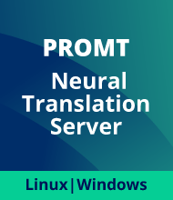 PROMT Neural Translation Server (аддон для установки нейронных моделей перевода для версии Intranet, рег.номер ПО 11584), Комплектация: Workgroup, набор из 4 языковых моделей (для ОС Windows)