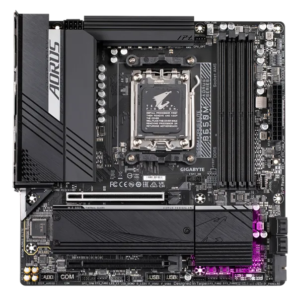 Материнская плата Gigabyte AM5 AMD B650 B650M AORUS ELITE