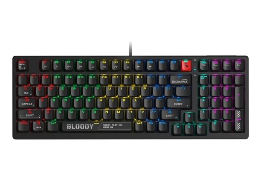 Клавиатура A4tech Bloody S98 BLACK, цвет черный