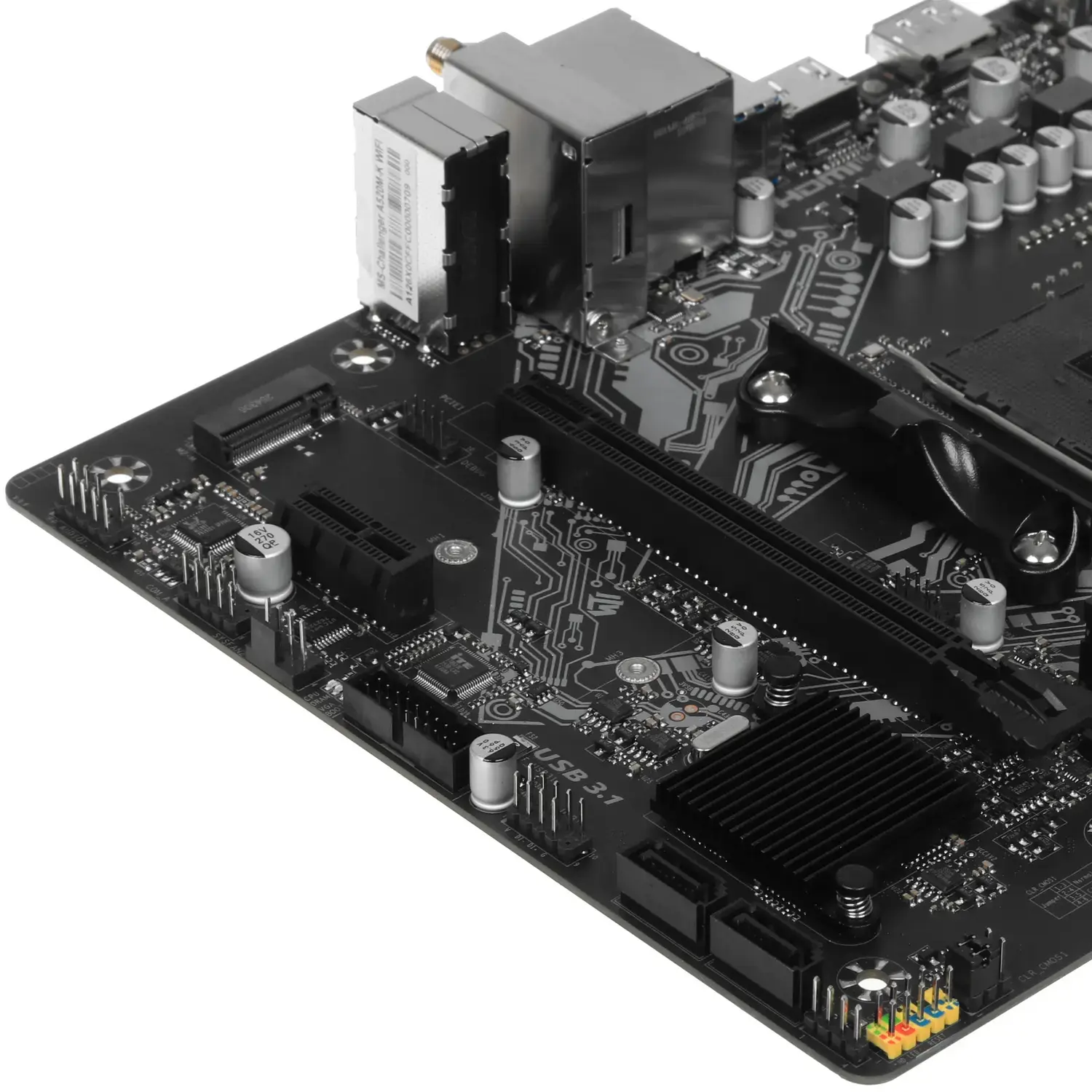 Материнская плата Maxsun AM4 AMD A520 Challenger A520M-K WIFI
