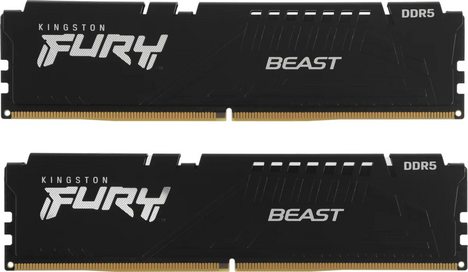 Оперативная память Kingston FURY Beast Black EXPO 2x16GB 6400MT/s DDR5 CL32, KF564C32BBEK2-32, RTL