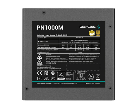 Блок питания Deepcool PN1000M Gen.5 80+ gold