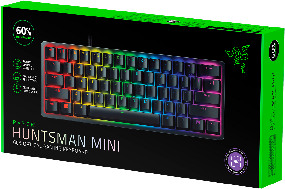 Клавиатура Razer Huntsman Mini RZ03-03391500-R3R1, цвет черный