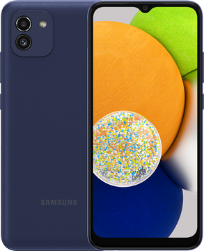 Смартфон Samsung Galaxy A03 SM-A035F 32 ГБ синий