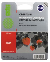 Картридж красный Cactus CS-EPT0547