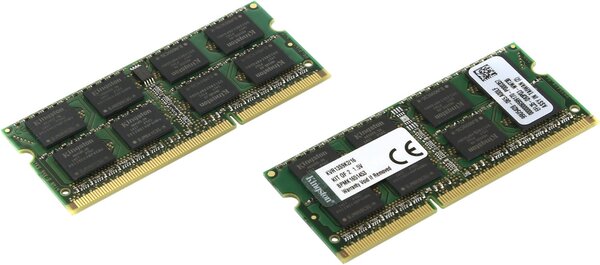 

Оперативная память Kingston Laptop DDR3 1333МГц 16GB, KVR13S9K2/16