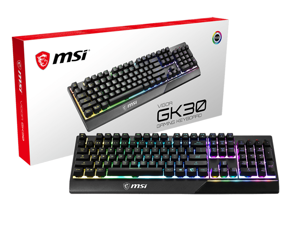 Клавиатура MSI Vigor GK30 S11-04RU236-CLA, цвет черный