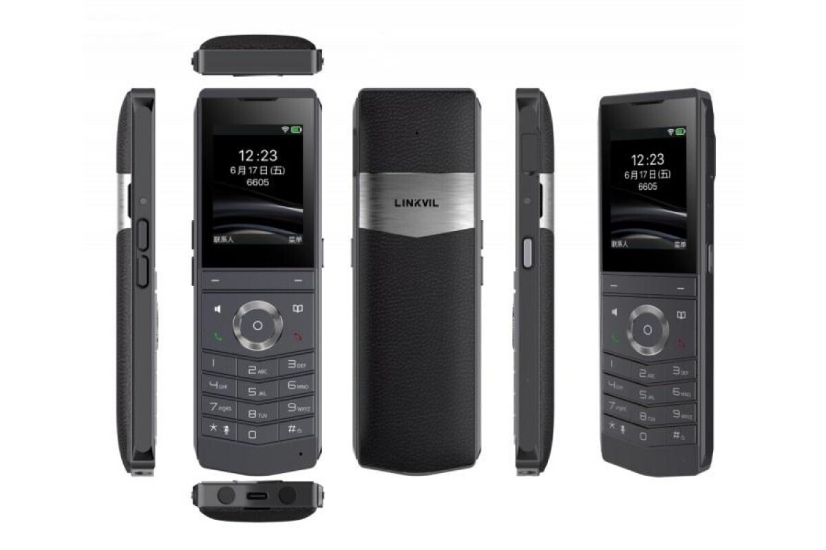 LINKVIL W611W Беспровод. Wi-Fi, 4 SIP-акк., 2,4" 240 х 320 Цвет. экран, защ. IP67, от падения с 1.8м., BT 5.0, бат. 1900mAh