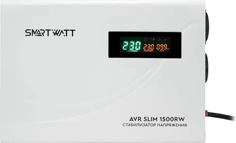 Стабилизатор напряжения SMARTWATT AVR SLIM 1500RW 1500ВА