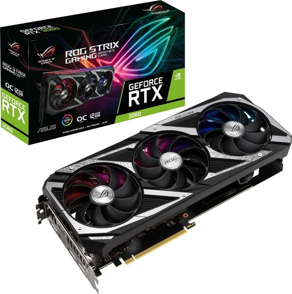 

Видеокарта ASUS GeForce RTX 3060 12 ΓБ Retail