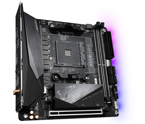 Материнская плата Gigabyte AM4 AMD B550 B550I AORUS PRO AX