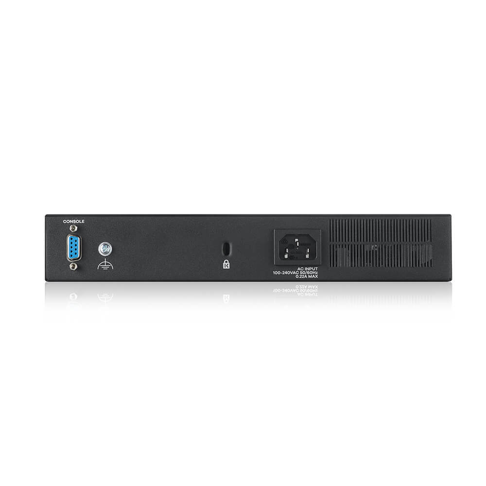 ZYXEL NebulaFlex Pro GS2220-10 Hybrid L2 Switch, rack 19 ", 8xGE, 2xCombo (SFP / RJ-45), silent, standalone / cloud management