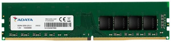 

Оперативная память ADATA Desktop DDR4 3200МГц 8GB, AD4U32008G22-SGN