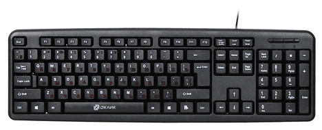 Клавиатура Oklick KeyBoard 90M 402127, цвет черный