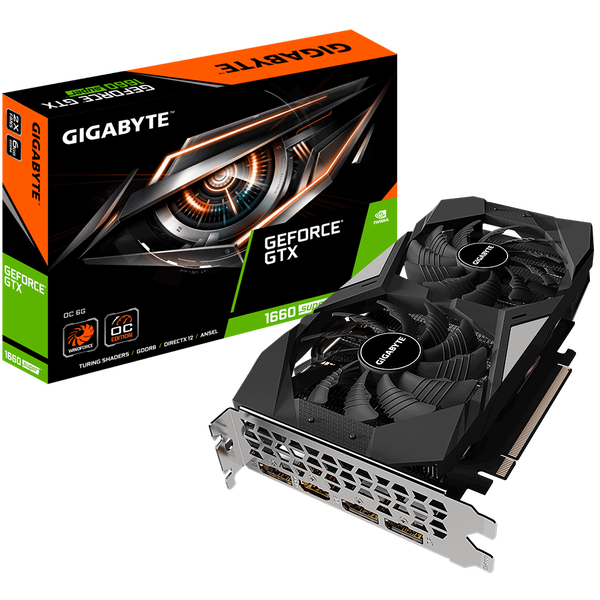 

Видеокарта Gigabyte GeForce GTX 1660 SUPER 6 ΓБ Retail