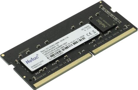 Оперативная память Netac DDR4  16GB, NTBSD4N26SP-16, RTL