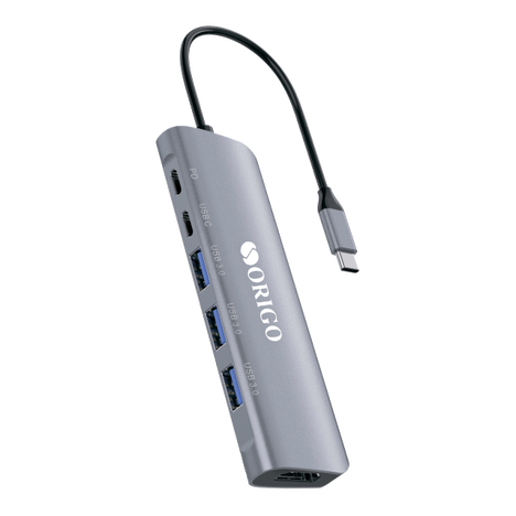 Док-станция ORIGO USB-C 6-в-1