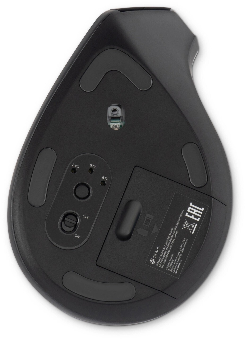 Мышь Oklick Мышь 991MW 1885263, цвет темно-серый