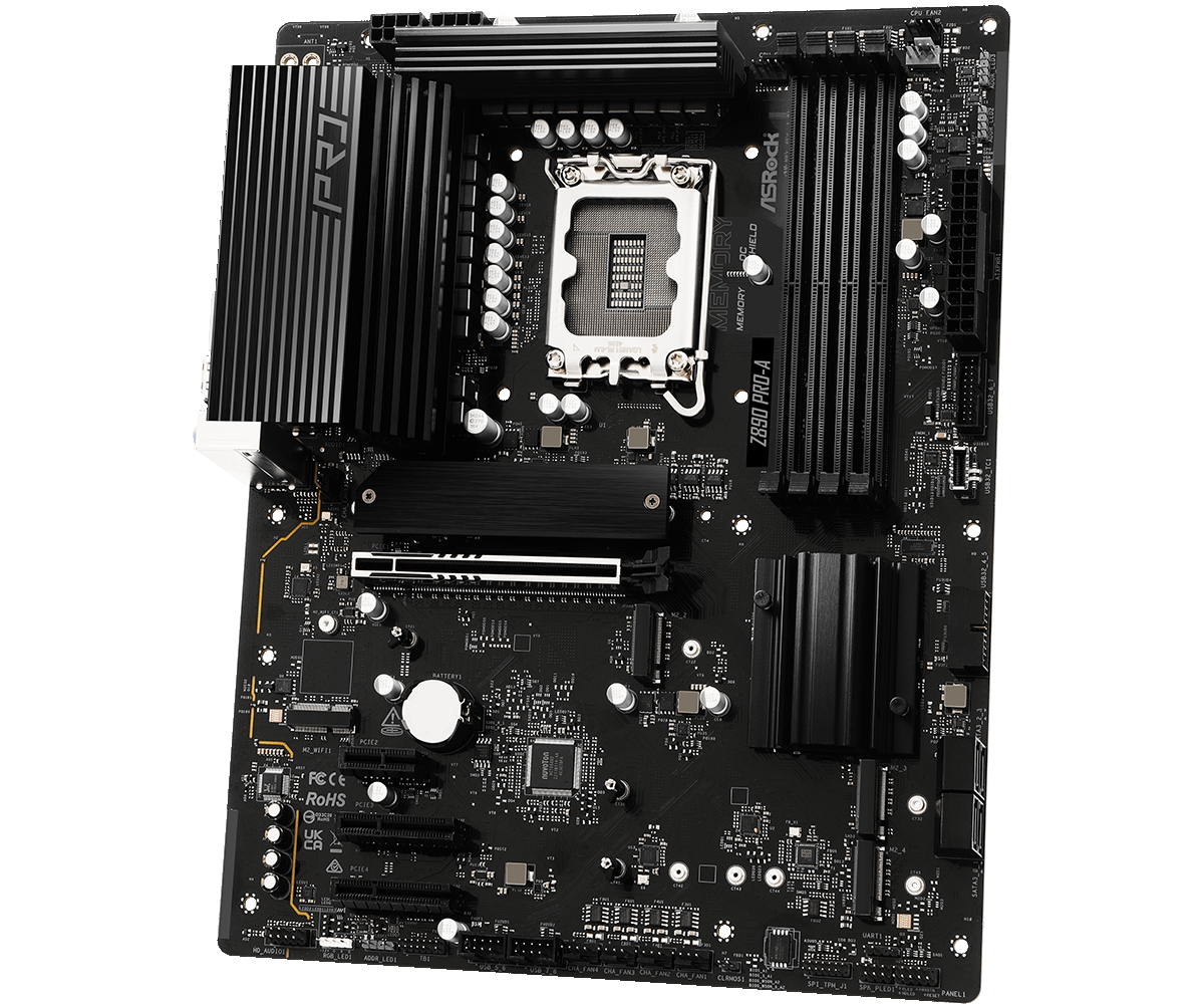 Материнская плата ASRock LGA 1851 Intel Z890 Z890 PRO-A
