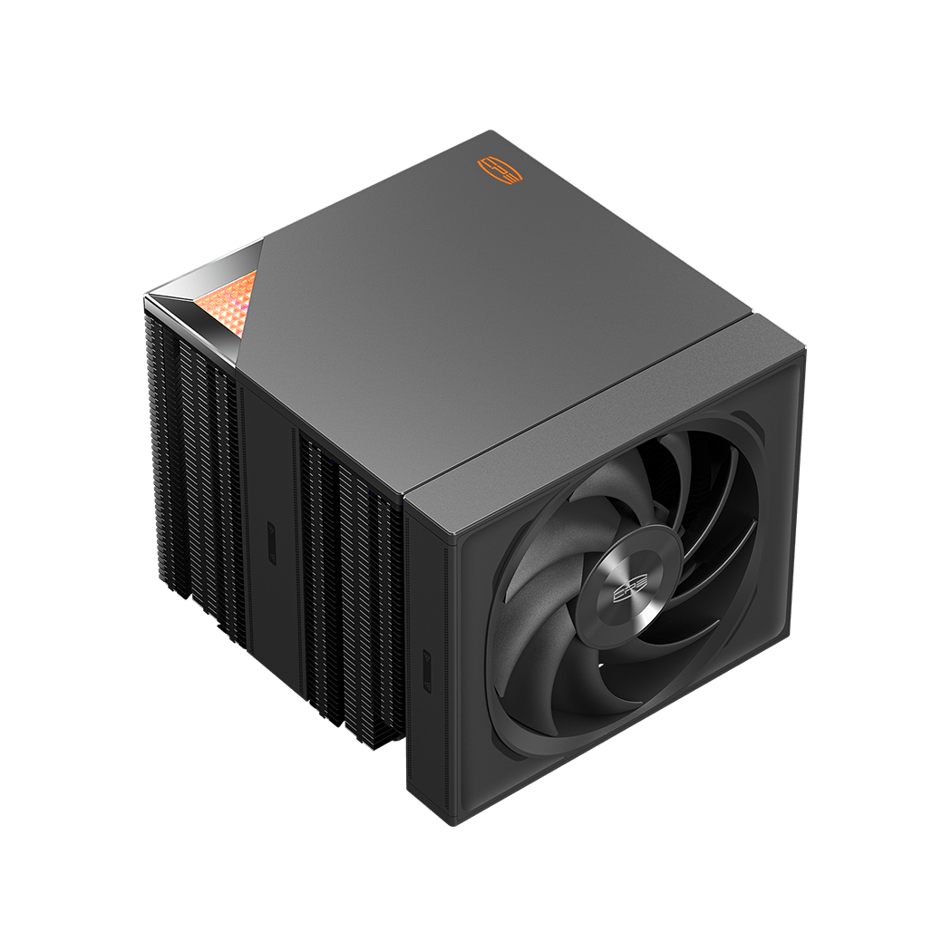 Устройство охлаждения(кулер) PcCooler RZ820 Soc-AM5/AM4/1151/1200/1700 черный 4-pin Al+Cu 300W Ret (RZ820-BKNWNX-GL)