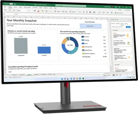 Монитор LENOVO P27q-30 27.0-inch черный