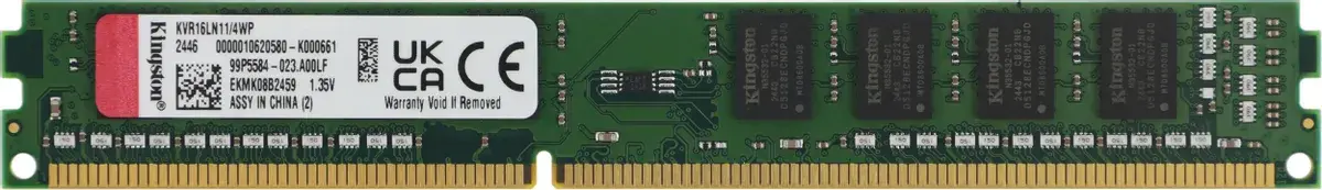Оперативная память Kingston ValueRAM 4GB KVR16LN11/4WP