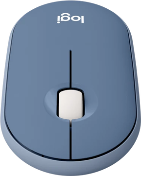 Мышь Logitech Pebble M350 910-006753, цвет голубой