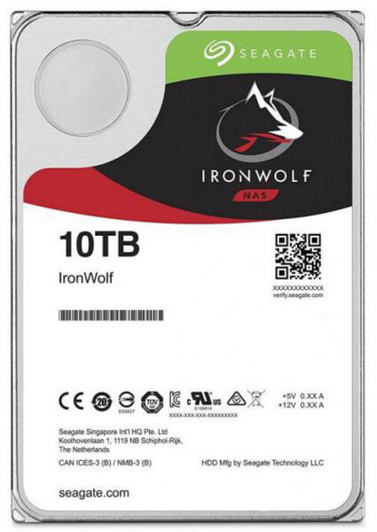

Жесткий диск SEAGATE Ironwolf 3.5 10TB 7.2K SATA3