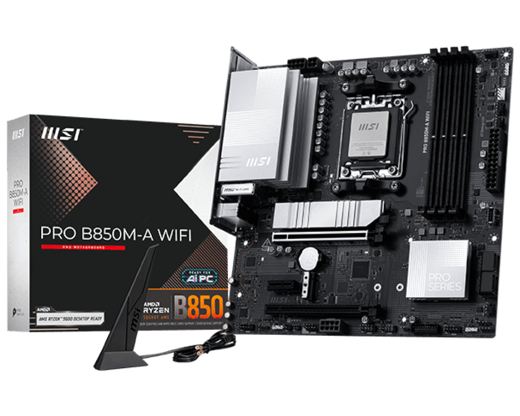 Материнская плата MSI AMD B850 PRO B850M-A WIFI