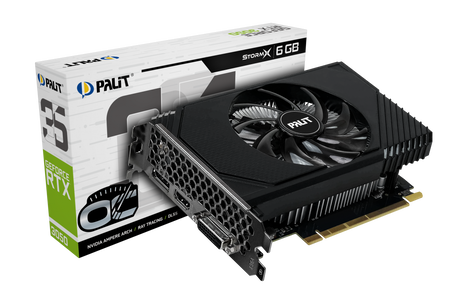 Видеокарта Palit GeForce RTX 3050 6 ΓБ Retail