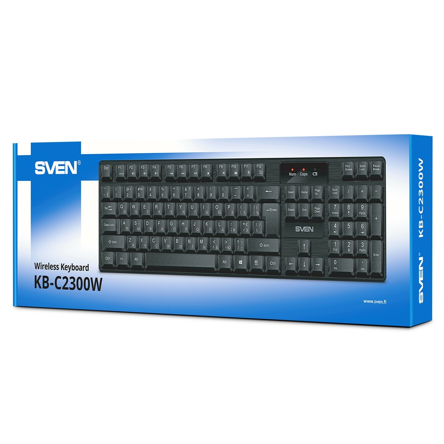 Клавиатура SVEN KB-C2300W SV-021474, цвет черный
