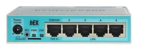 Проводной роутер MikroTik RB750GR3