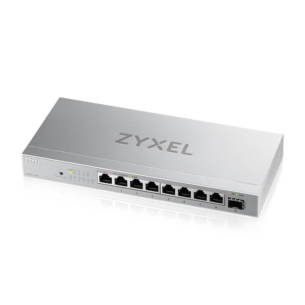 Коммутатор Zyxel XMG-108-ZZ0101F 8x2.5Гбит/с 1SFP+ неуправляемый