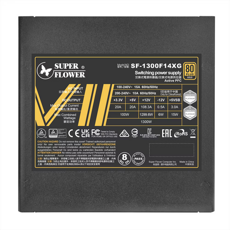 Блок питания Super Flower LEADEX VII XG ATX3.0 / ATX3.1 1300W