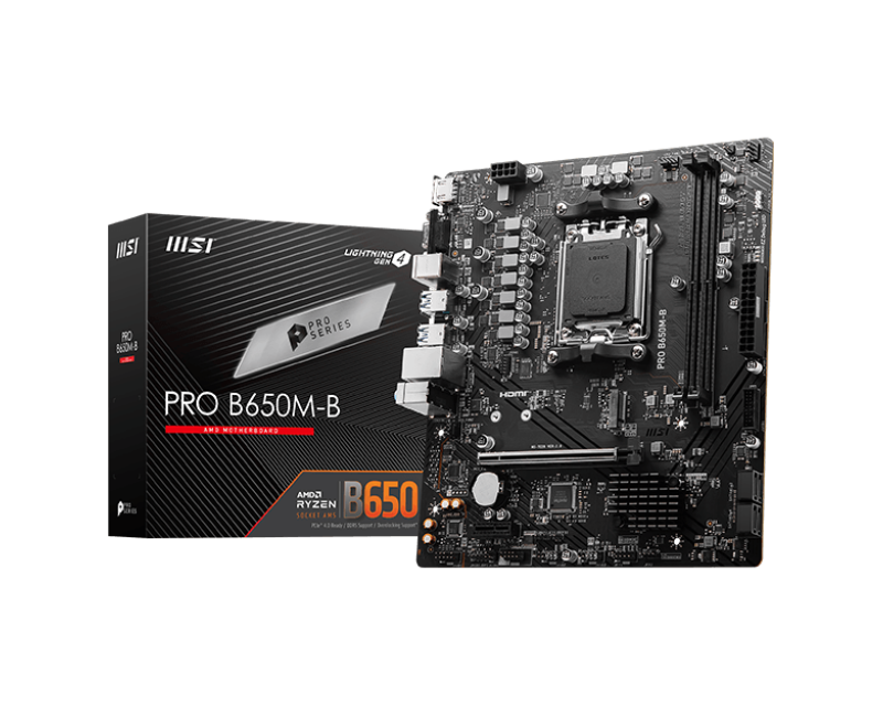 Материнская плата MSI AMD B650 PRO B650M-B