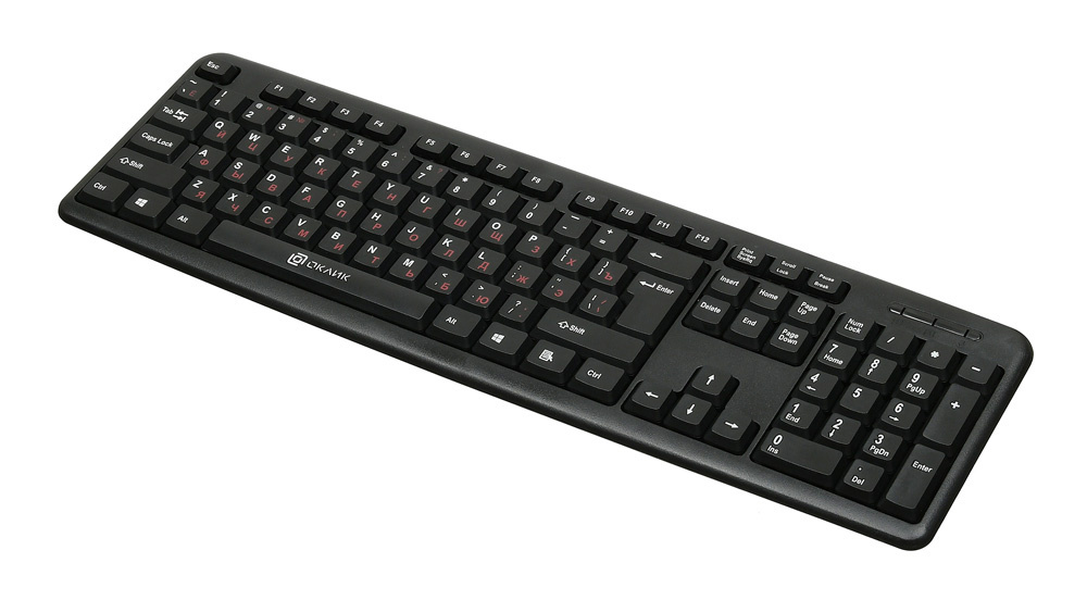 Клавиатура Oklick KeyBoard 90MV2 1185967, цвет черный