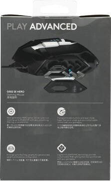 Мышь Logitech G502 SE HERO 910-005732, цвет черный