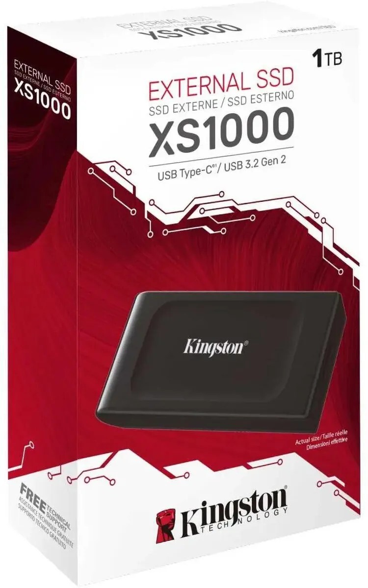 Внешний HDD Kingston XS1000 1000GB