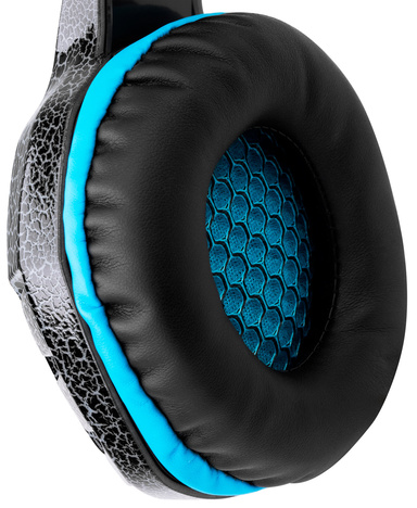 Наушники Oklick HS-L400G ZEUS, цвет голубой/черный