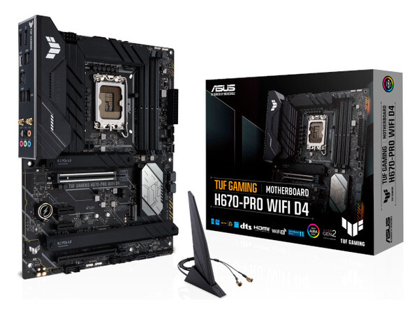 

Материнская плата ASUS Intel H670 TUF GAMING H670-PRO WIFI D4