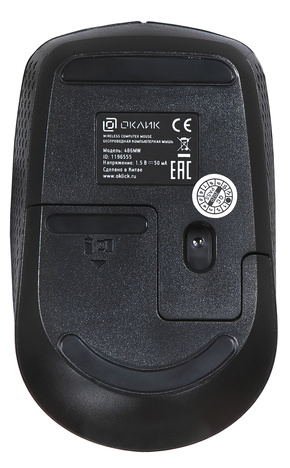 Мышь Oklick Мышь 486MW 1196555, цвет черный