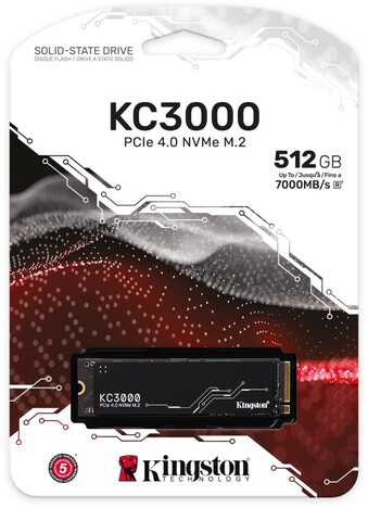 Внутренний твердотельный накопитель Kingston KC3000 512GB