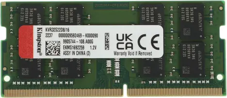 Оперативная память Kingston ValueRAM 16GB KVR32S22D8/16