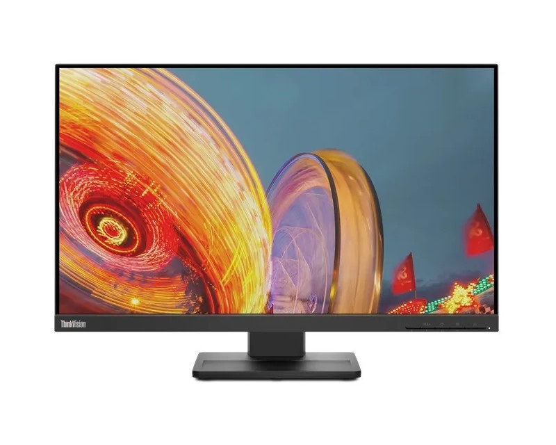 Монитор Lenovo 23.8" ThinkVision E24q-20 черный IPS 4ms 16:9 HDMI M/M матовая HAS Piv 300cd 178гр/178гр 2560x1440 75Hz DP 2K 5.05кг